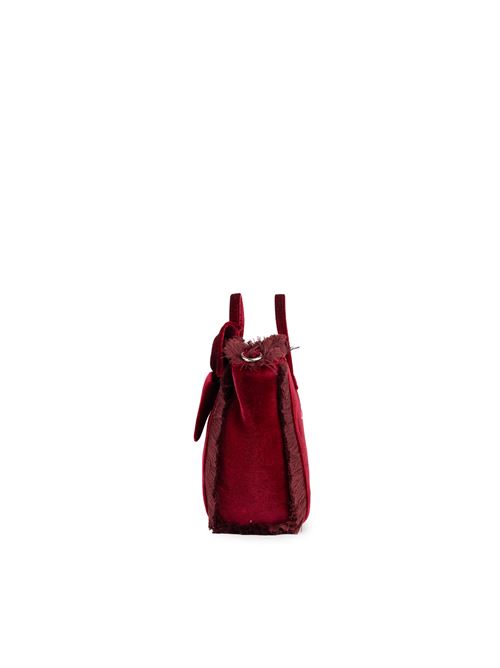 Borsa Vanity mini in velluto con fiocco Mc2 Saint Barth | VANITY MINI W00484G VELVET BOW 45 EMB